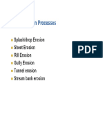 Water Erosion Processes