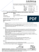 Suburban Diagnostics Covid 19 Report Positive PDF