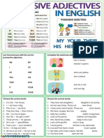 Possessive Exercises