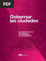 Gobernar Las Ciudades El Rol de Los Centros de Gobierno y Las Unidades de Cumplimiento