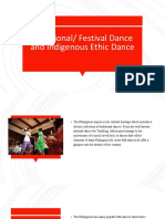 Traditional/ Festival Dance and Indigenous Ethic Dance