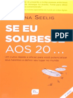 Resumo Se Eu Soubesse Aos 20 Tina Seelig