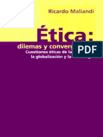 Ricardo Maliandi - Etica - Conceptos y Problemas-Editorial Biblos (1991)