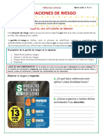 Situaciones de Riesgo 29 de Setiembre