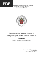 TAD - Migraciones Internas Franquismo - Fº Andrés Burbano