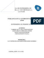 Vigilancia en La Nutrición de 10 A 19 Años