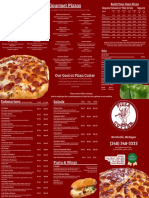 Northville Pizza Cutter Menu