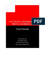 Chomsky, Noam - Una Nueva Generacion Dicta Las Reglas