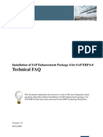 SAP Enhancement Package 4 For SAP ERP 6.0 - Technical FAQ