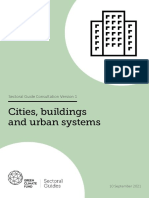 Sectoral Guide Consultation Version 1-Cities Buildings and Urban Systems