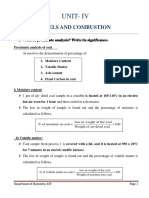 Unit-Iv: Fuels and Combustion