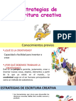 5.7 Estrategias de Escritura Creativa