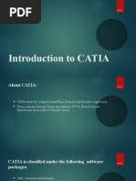 Introduction To CATIA: Chapter - 1