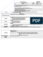 Detailed Leson Plan DLP No.: Grade / Year Level: Duration: Learning Area: Quarter: Code: Competency: Key Concept/s