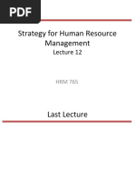 Strategy For Human Resource Management