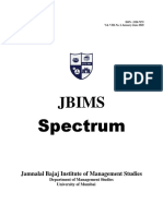 JBIMS Spectrum-2020