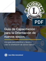 Capacitación Nuevos Socios