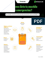 Pautas para Mochilas de Emergencias