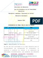 Encuentros Creciendo en Valores-Educación Secundaria - Febrero