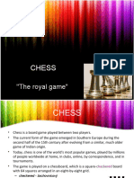 Chess: "The Royal Game"