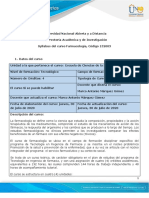 Syllabus Del Curso Farmacologia 152003