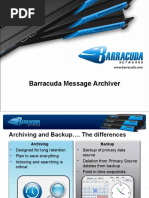 Presentation - Barracuda Message Archiver