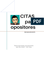 Citas Oposiciones 2021-22