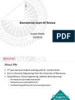 Biomaterials Exam 2 HW Answer Key PDF