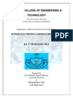 Deccan College of Engineering & Technology: Power Electronics Laboratory Manual