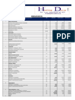 Presupuesto de Estructuras Casco y Tarrajeo 4