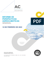 Informe de Perspectivas Agroclimáticas: Semanal