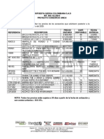 Propuesta Gedisa Colombiana A Consorcio Unica