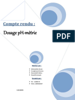 Compte Rendu Ph-Mètrie