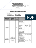 Cronograma de Tareas