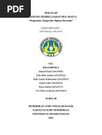 Makalah Kelompok 3 Paradigma Pembelajaran PKN Abad 21