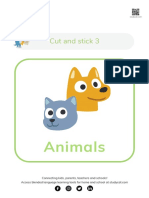 Worksheet Animals Cut 3