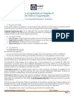 IHEC-Notes recapitulatives-2LSG-Chapitre2-De L'idée À L'opportunité