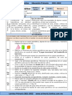 Febrero - 5to Grado Matemáticas (2021-2022)