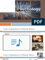 PSY 112-Psychological Disorders I