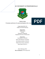 Consumer Preference For Green Packaging in The Context of Bangladesh