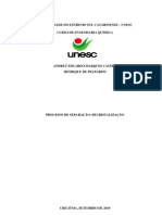 Relatório Recristalização de Ácido Benzóico