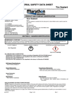 Material Safety Data Sheet Tire Sealant