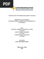 Taller Sobre La Teoria Del Desarrollo Economico