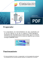 Tipos de Evaporadores