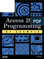 Access 2002 Programming by Example