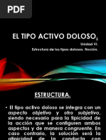 Unidad 6. El Tipo Activo Doloso