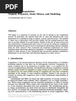 Amirtharajah A., Jones S.C. (1996) Mixing For Coagulation Organic Polymers, Static Mixers, and Modeling