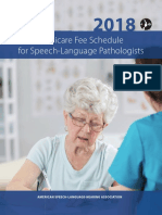 2018 Medicare Physician Fee Schedule SLP