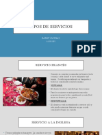 Tipos de Servicios