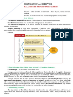 Organizational Behavior: Chapter 2: Attitude and Job Satisfaction